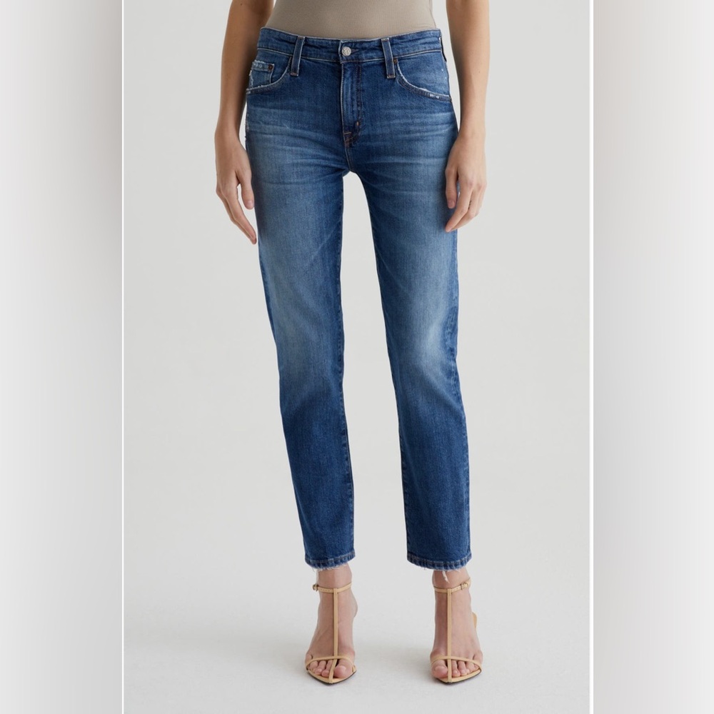 AG Adriano Goldschmied Blue Boyfriend Jeans